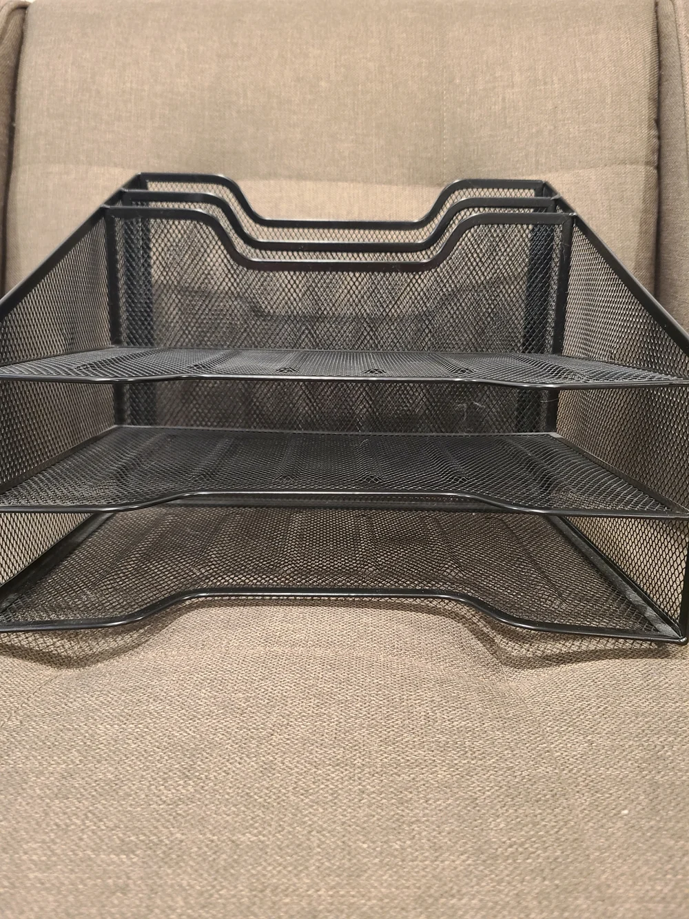 Suodoka 3 Tier Metal Mesh Desktop Organizer